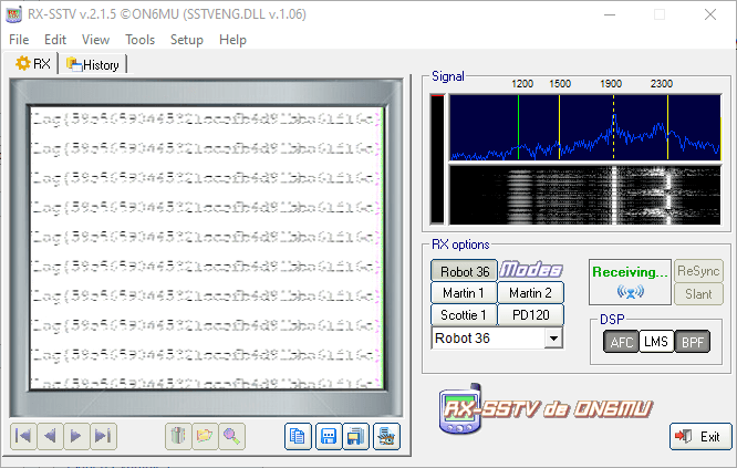 Decoding SSTV