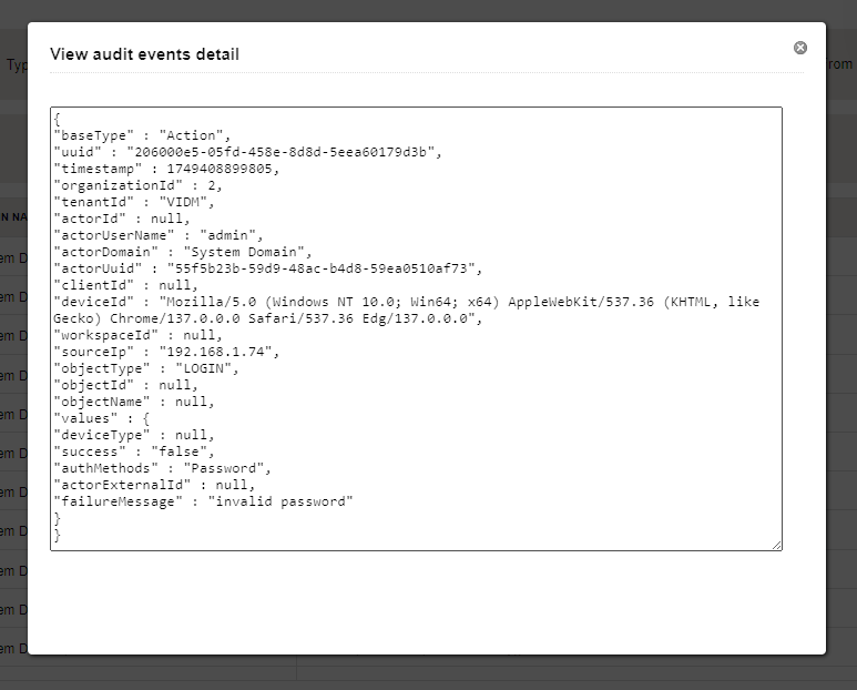 This event DOES list the source IP